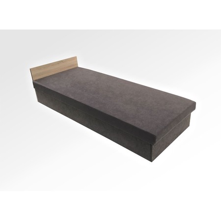 Válenda Chrisi B90 - 90x200 cm Tkanina 30 Panty vpravo Dub sonoma Graja