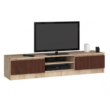 RTV TV asztal 160 cm sonoma tölgy / wenge Akord