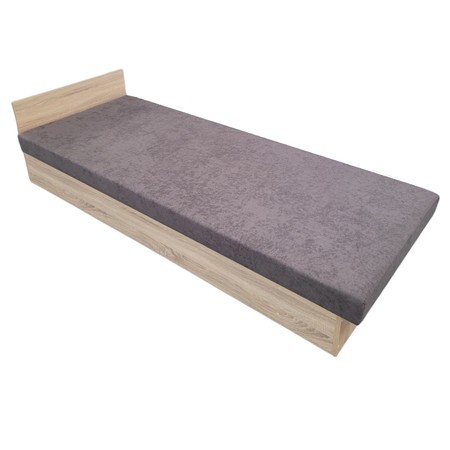 Válenda Silver B80 - 90x200 cm Tkanina 25 Panty vlevo Dub sonoma Graja