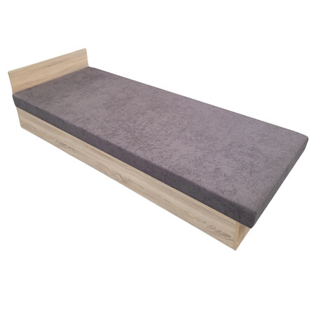 Válenda Silver B90 - 90x200 cm Tkanina 11 Panty vlevo Dub sonoma Graja