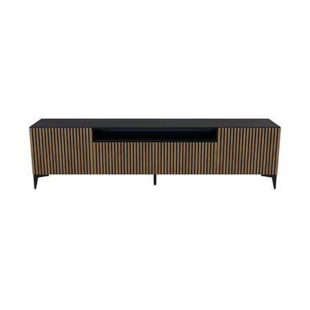 TV asztal RTV Cora Craftsman tölgy-fekete 200 cm Furniture